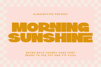 Morning Sunshine: Fresh Fonts for Modern Designs