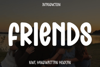 The Friends Tv Show Font for Your Designs